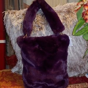 Fern Faux Fur Hobo